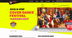 Desktop Screenshot of coverdance.seoul.co.kr
